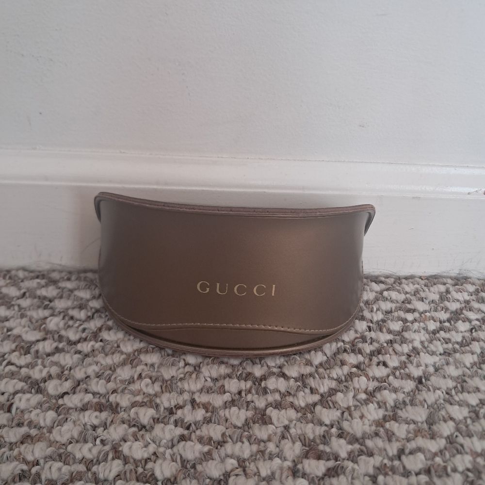 Gucci Women's Glasses Authentic Vintage Y2K Oval Curved Designer Luxury - Picture 9 of 12